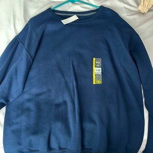Navy blue crew neck